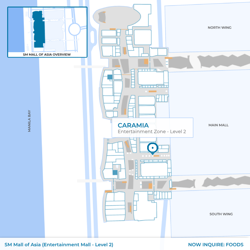 Caramia - SM MOA - Entertainment Mall - Level 2